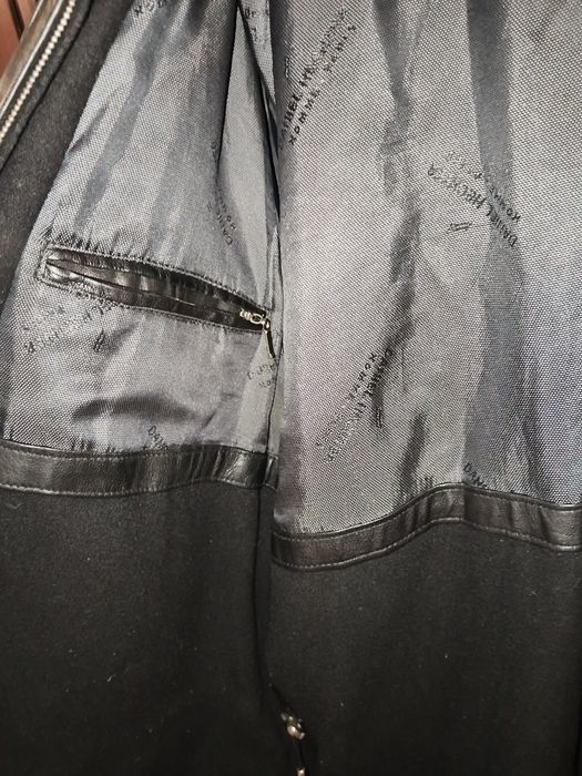 DANIEL HECHTER PARIS Оригинал Ново Мъжко Зимно Яке от Естествена Кожа