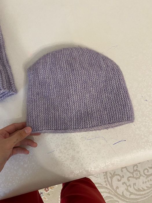 Шапка вязанная ,тёплая