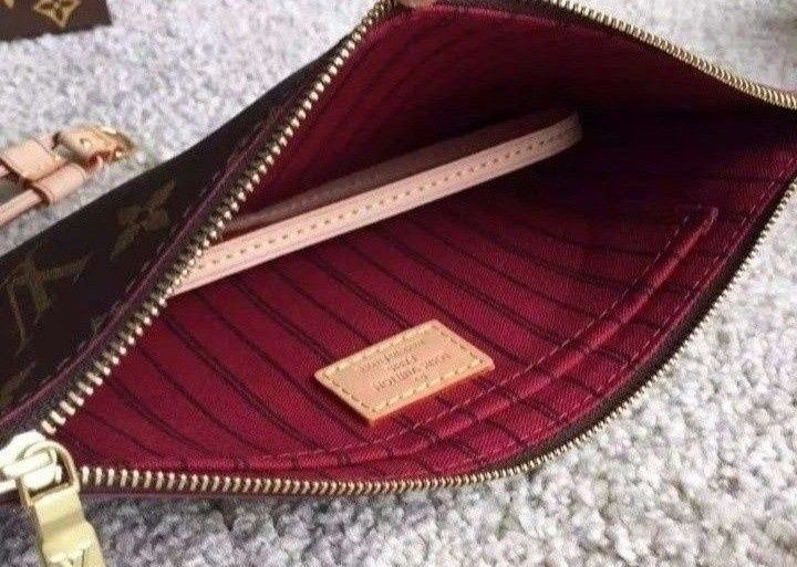 Geanta Louis Vuitton Neverfull piele naturala,Franța,card,certificat