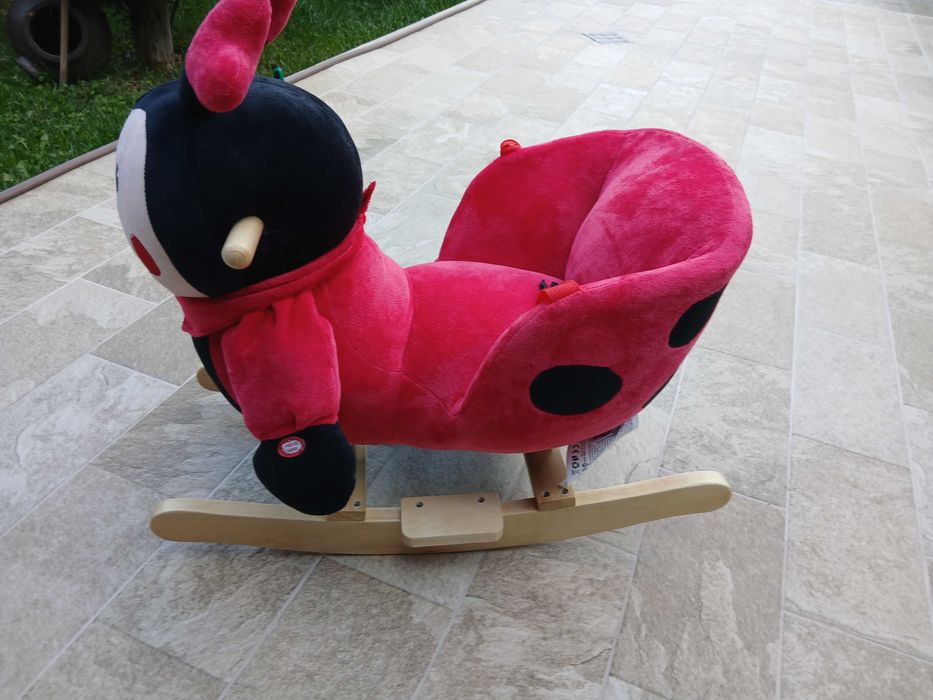 Детска плюшена люлка калинка