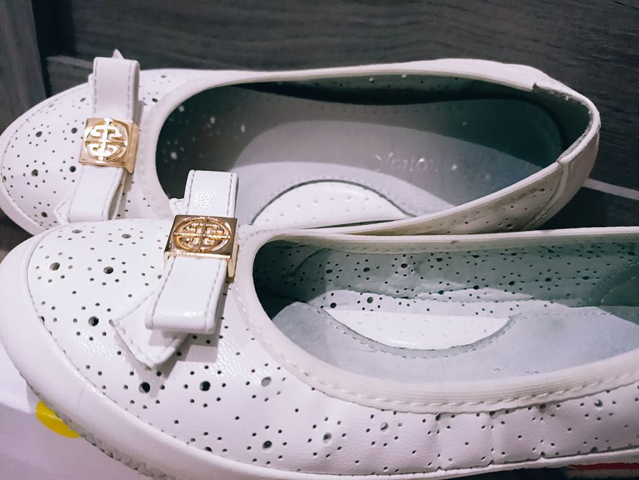 Детские белые детские балетки