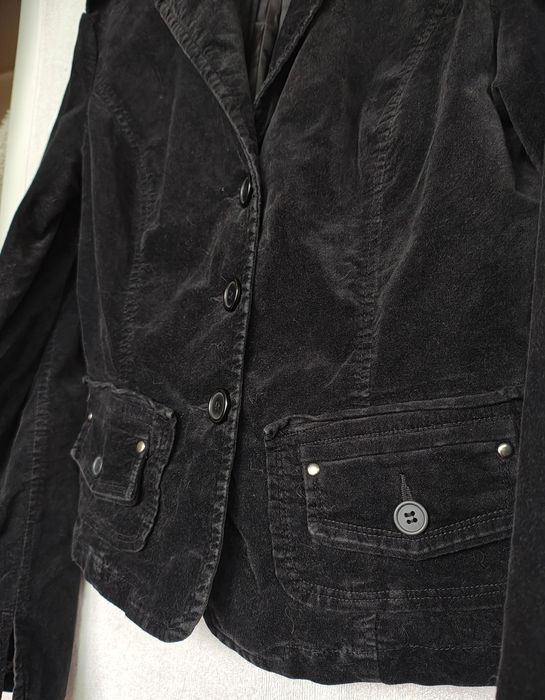 Sacou / Jacket catifea neagra - Motivi
