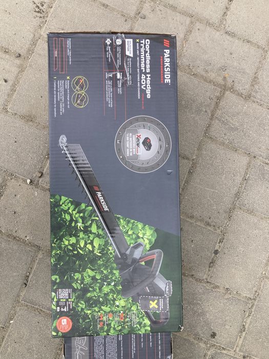 Foarfec-Trimmer Tuns Gard Viu Parkside  Performance Brusheless 20v doar Corp Nou