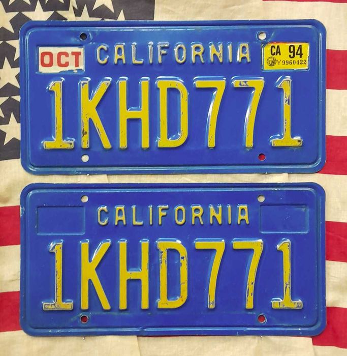 Американски Регистрационни Номера Табели USA Комплект ЧИФТ