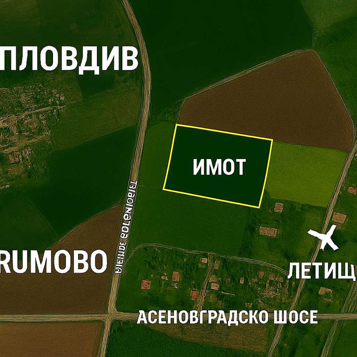 Продава се Земеделски имот в Пловдив, Кючук Париж -  кв.м за 15 €/дка - Снимка #1