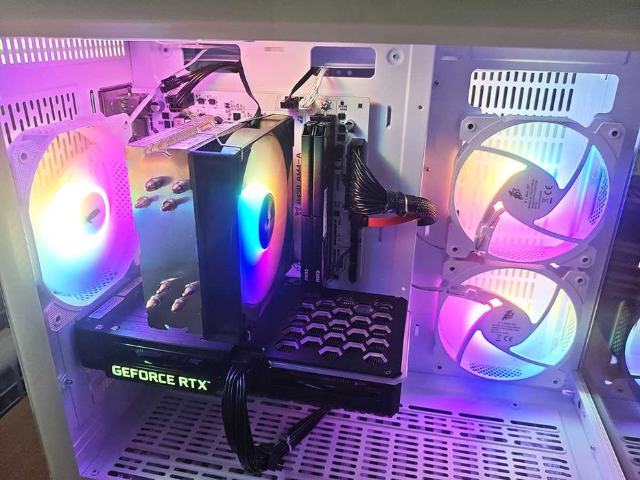 Геймърски компютър, Ryzen 5500, Rtx 3060Ti, 32gb Ram, 1Tb Nvme, 650W