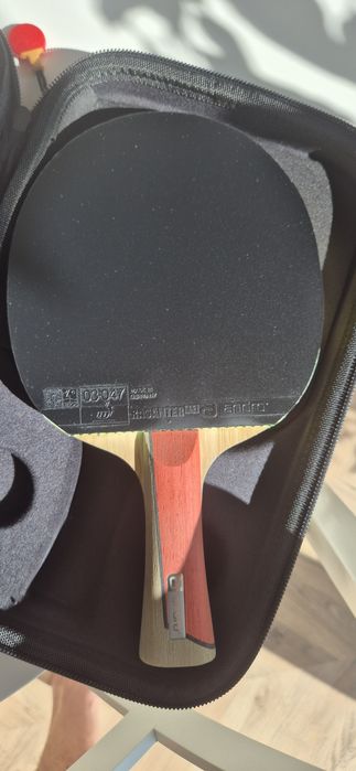 2 palete tenis de masă Andro Treiber R53 + Unity 5 R42 + husă