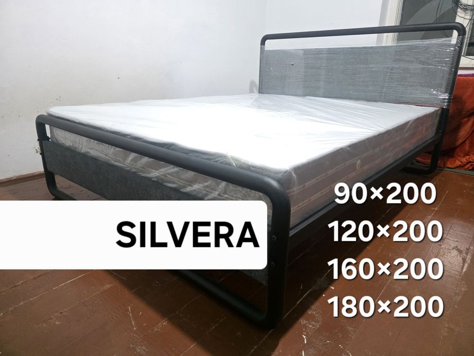 Двуспальная и односпальная кровать в стиле Лофт, Kravat LOFT stilida