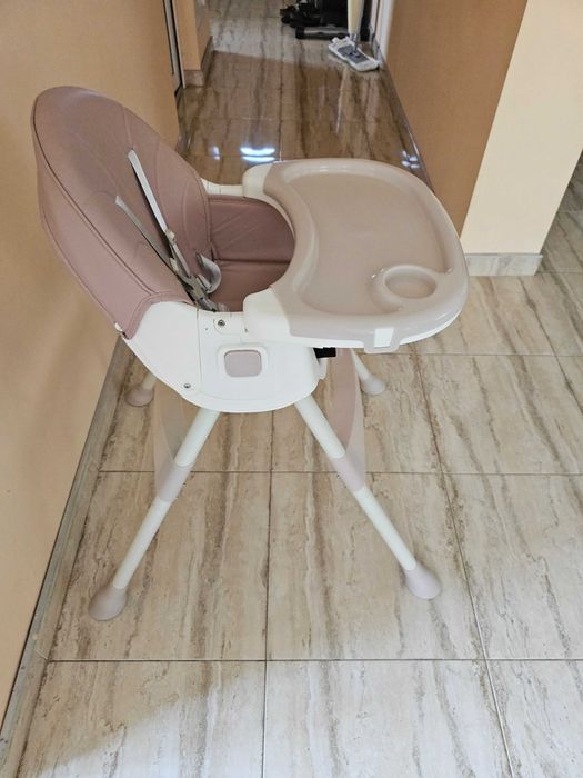 Scaun de masa Kinderkraft Yummy, Roz