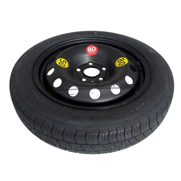 Нова резервна гума патерица за MERCEDES, BMW, SSANGYONG, AUDI 125/80R16 5x112x66,5