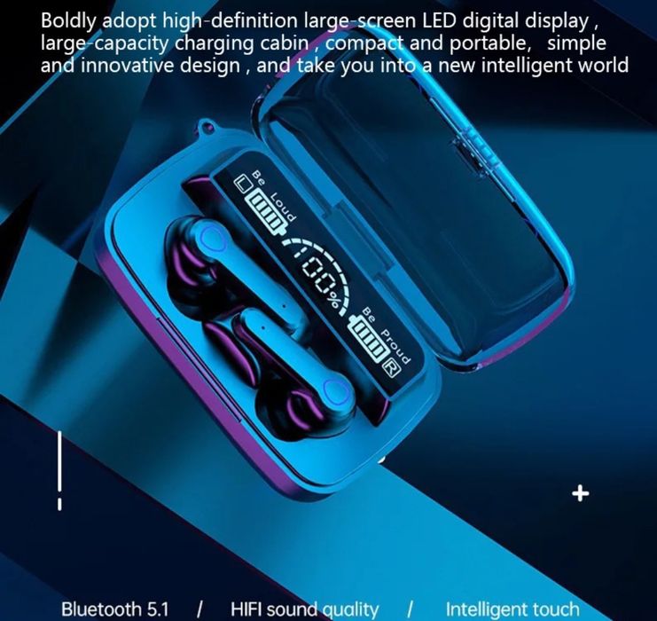 TWS M19 Безжични спортни слушалки