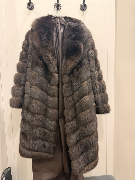 продам премиум шубу соболь седина 3