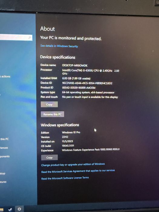 Laptop Dell Latitude E7270 i5 6300u