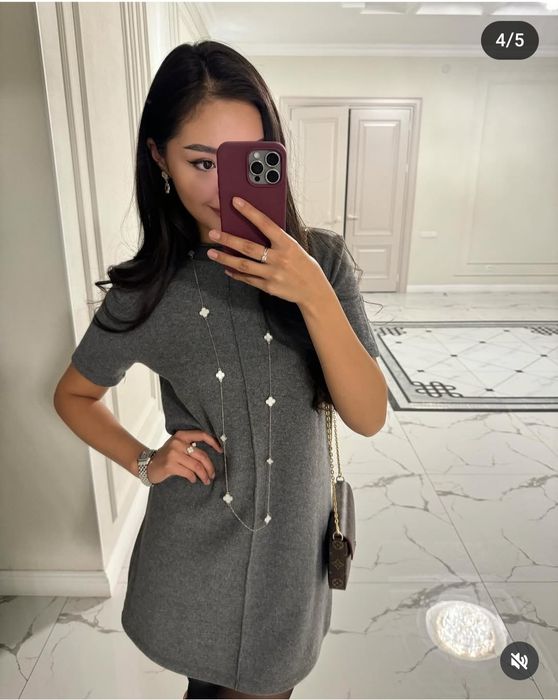 Трикотажное платье