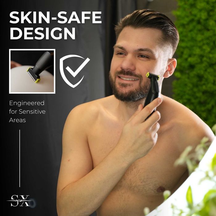 Trimmer Barbati Profesional SHAVX SX-PRO pentru Barba si Corp – Nou