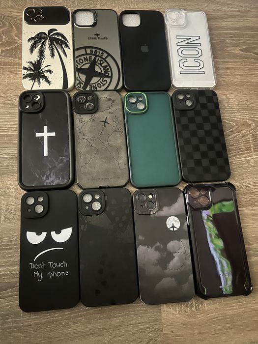 Huse iphone 14/15 plus 3 bucati 50 lei