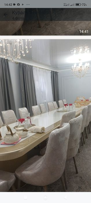 Жаңа уй бар жағдайы жасалған, бассейн,еки зал ,қазан ошақ ,мангал