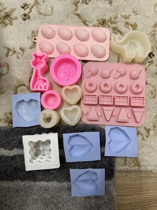 Matrite silicon pentru lumanari/sapun