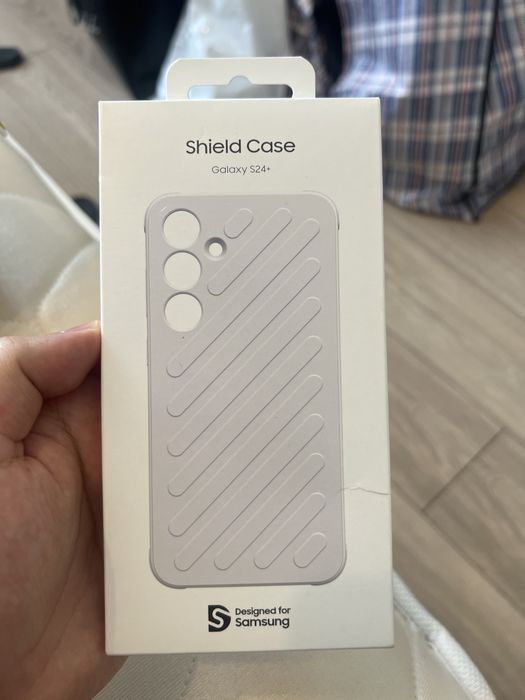 Новый белый кейс для samsung galaxy s24+