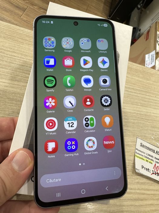 telefon Samsung A56 5G 128GB/8gb ram, impecabil, baterie 100%