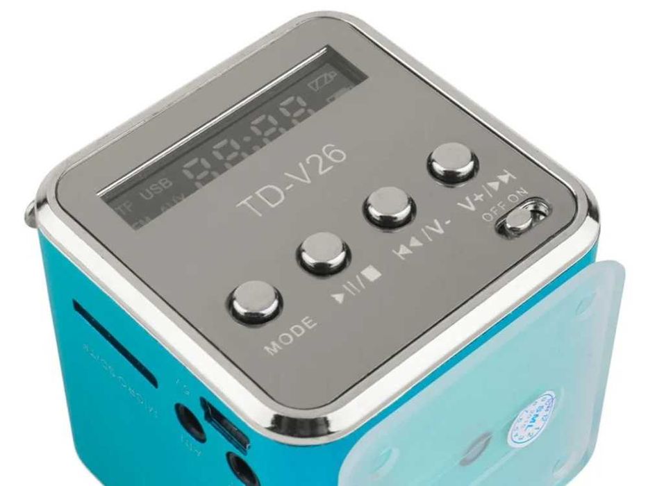Mini Boxa portabila cu Radio FM si MP3 Player Display LCD 45dB USB