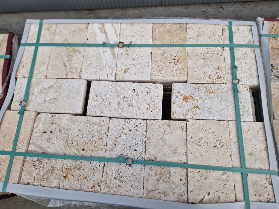 Травертин 3 см - 24 Евро кв.м с ДДС. 40х20 и 20/20 за външна настилка
