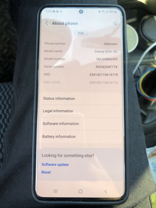 Samsung S20+ 5g ….128gb….12gbram