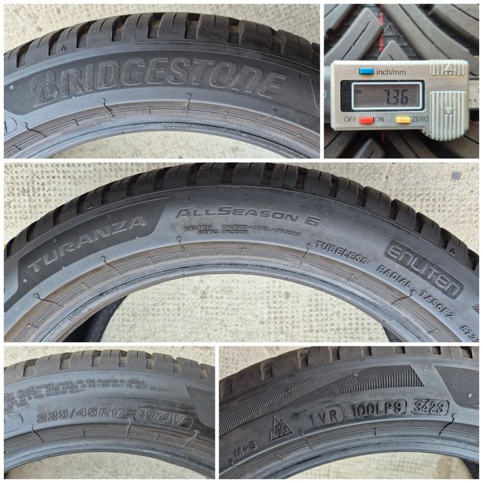 O bucată 225/45 R17 M+S iarnă - una Bridgestone Semperit