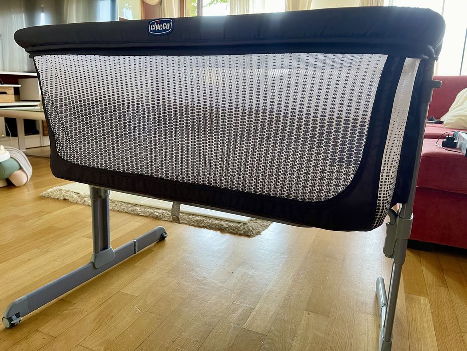 Chicco Next2Me Air India Ink – pătuț atașabil co-sleeper + saltea