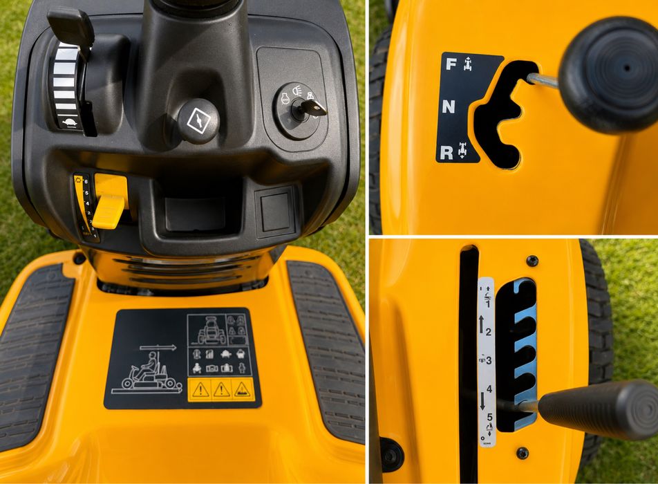 Tractoraș de tuns iarba/gazon  Cub Cadet CC 714 TE 2018 / cu Coș pentru iarbă / 420cc / 15 cai /Recent adus !