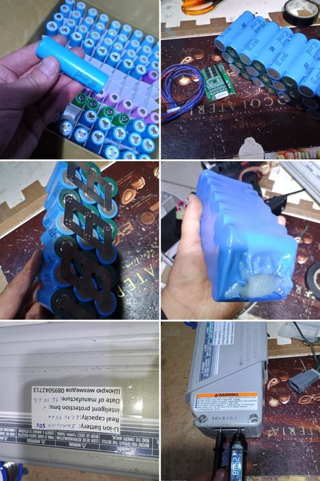 Изработка и ремонт на Литиево-йонна батерия за винтоверт,лодки, и т-н