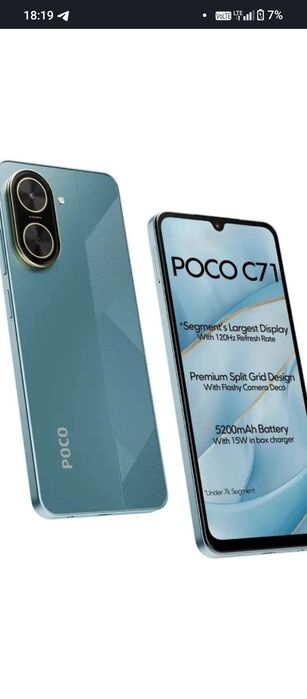 Poco c71 yangi holat