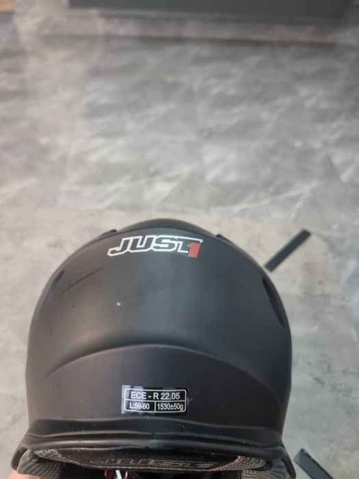 Cască JUST1 J34 Pro Solid Black Matt ,Mărimea L , Garanție