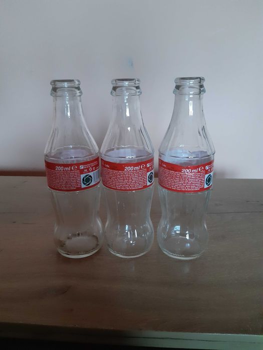Бутилки (три броя) от Coca-Cola от 0.200 mll
