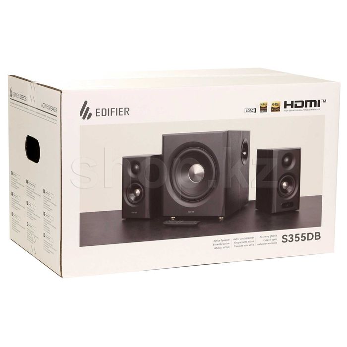 Edifier S355DB c 8-дюймовый беспроводной сабвуфер/Bluetooth 6.0/LDAC/