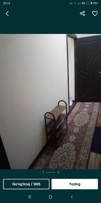 Сергели GOLDEN HAUSE 2-хонали уй сотилади 4-этажда