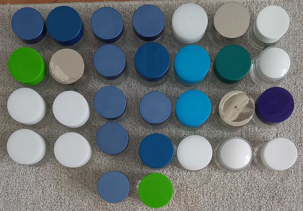Set borcane recipiente cosmetice plastic sau sticla
