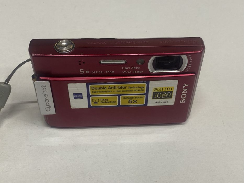 Aparat foto Slim Sony CyberShot DSC T 100,carcasa metalica
