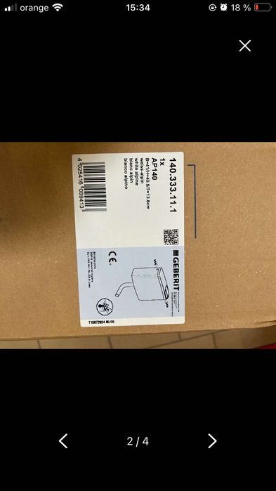 Rezervor WC pe perete Geberit  Model AP140