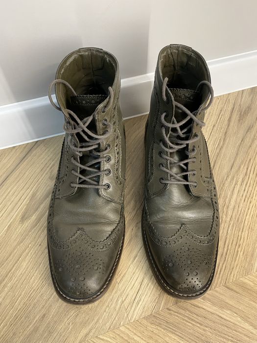 Мъжки боти оксфорд от  естествена кожа 43