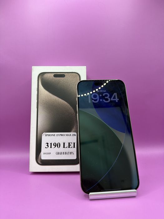 Iphone 15 pro max 256Gb •Matei Amanet Margeanului•3312