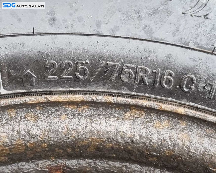 Janta Roata Tabla 6,00 J16 H2 5-68 Anvelopa All Season 225/75R16C Peugeot Boxer 2006 - 2017 Cod 5401 P9 [LR3487]