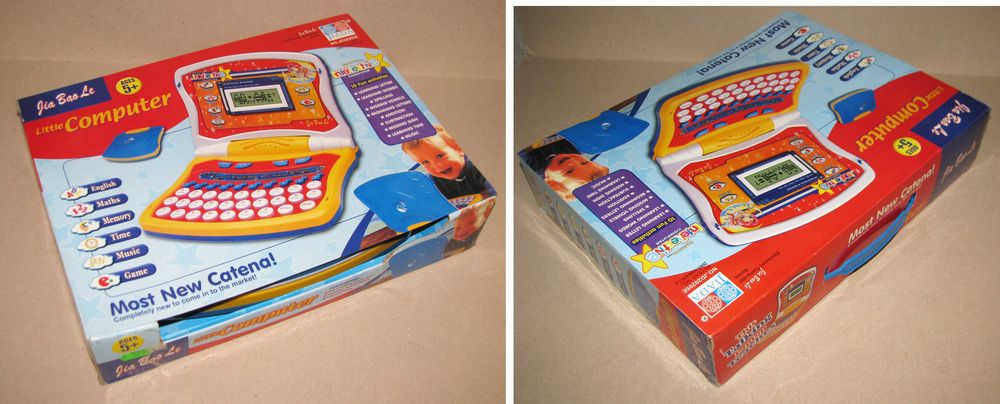 Играчка детски Компютър Лаптоп на батерии, съвсем запазен