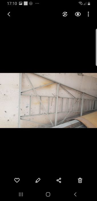 Продается лестница-стремянка 5-ти метровая алюминевая