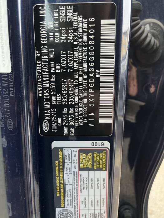 Киа соренто 2015