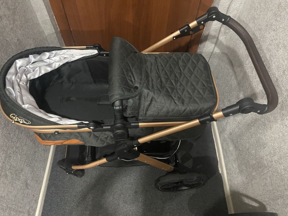 Продам коляску трансформер Belecoo 2в1 серого цвета