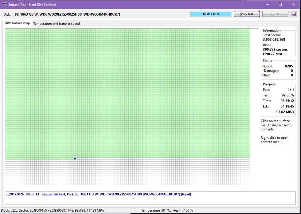 Western Digital Blue WD20EZRZ 2TB 5.4K RPM 64MB Cache 3.5" Hard Drive