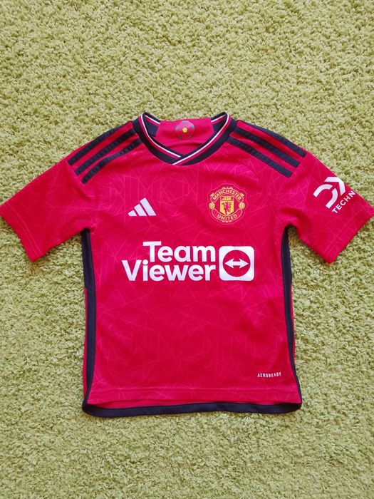 Tricou Fotbal Copii Manchester United #17 Garnacho