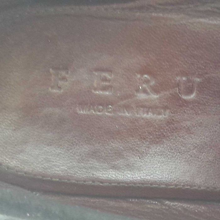 Замшевые лоферы FERU / Made in Italy / 42р