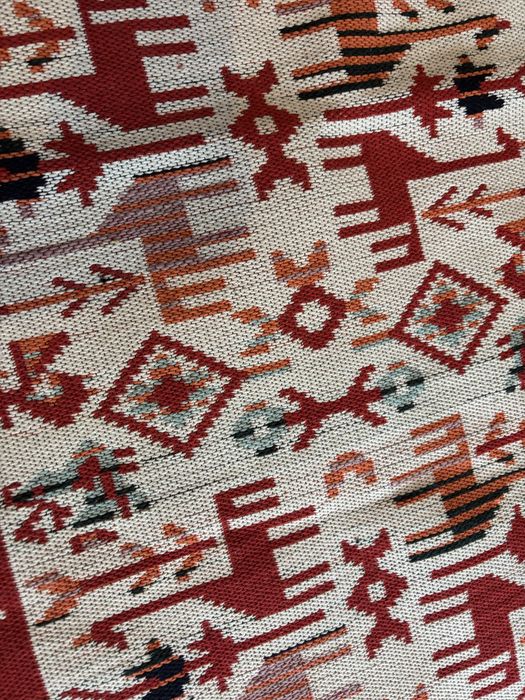 Двулицево памучно килимче килим пътека нов